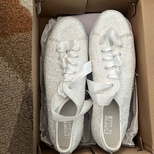 Platform Sequin Keds - perfect wedding shoes!
